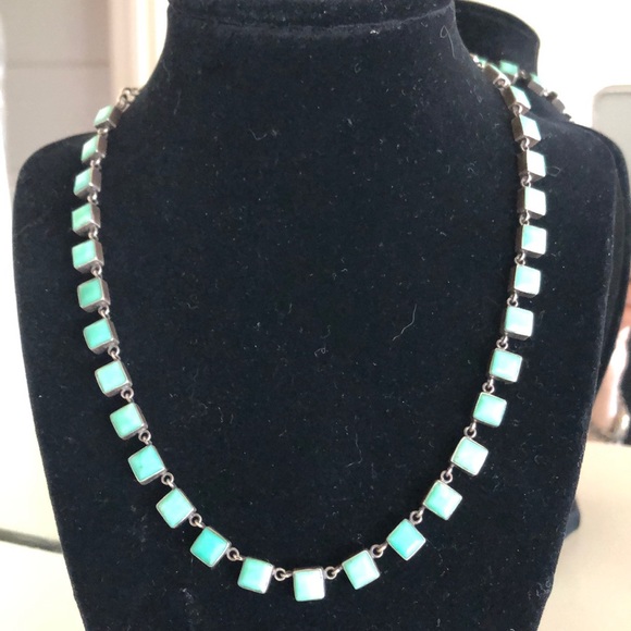 ❌SOLD!❌Silver Chalcedony necklace. - Picture 2 of 6